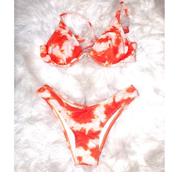 Tie Dye | High Cut Bikini Swimsuit - Picture 3 of 11